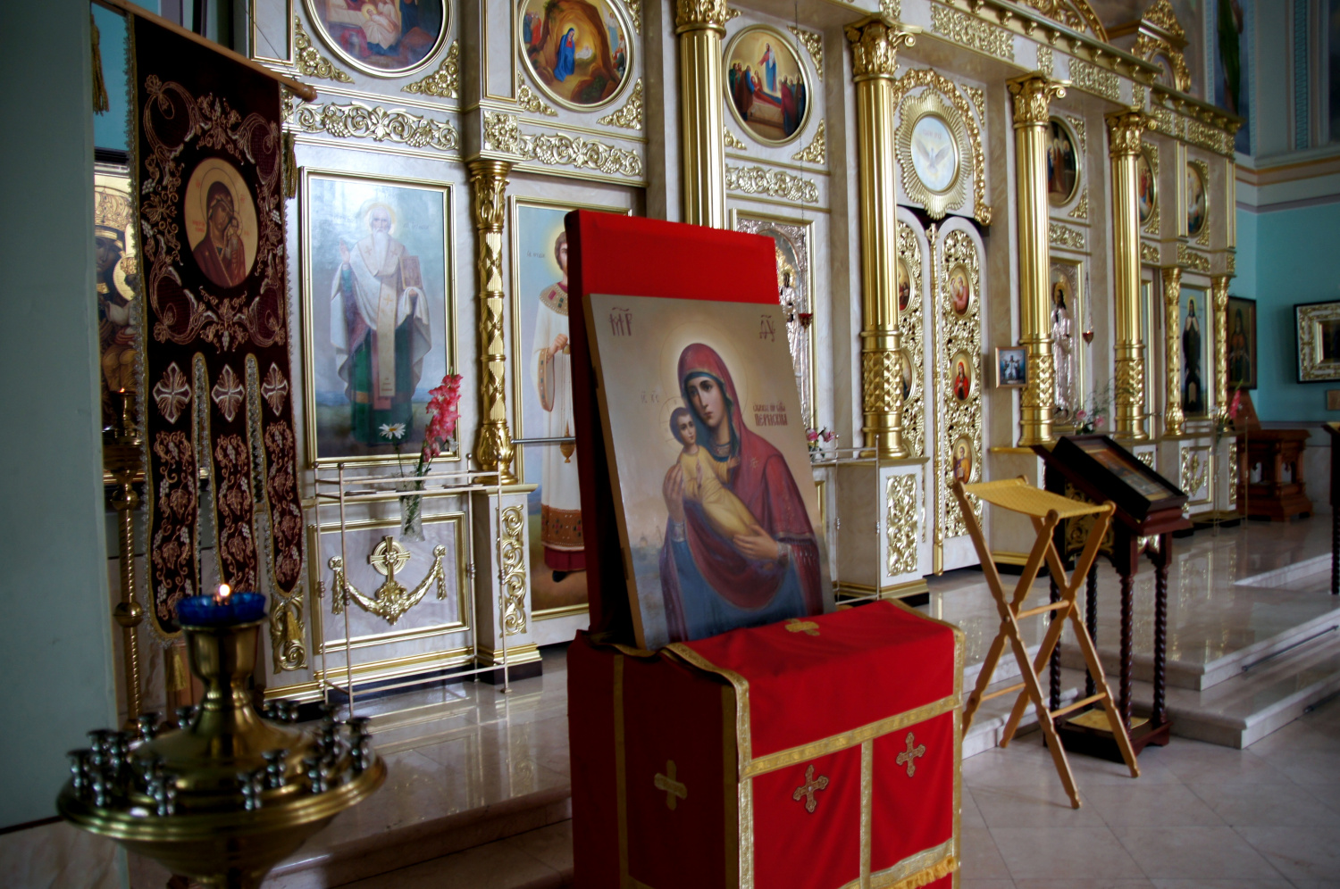 В Свято-Троицкий кафедральный собор принесена икона Божией Матери &#171;Пермская&#187;