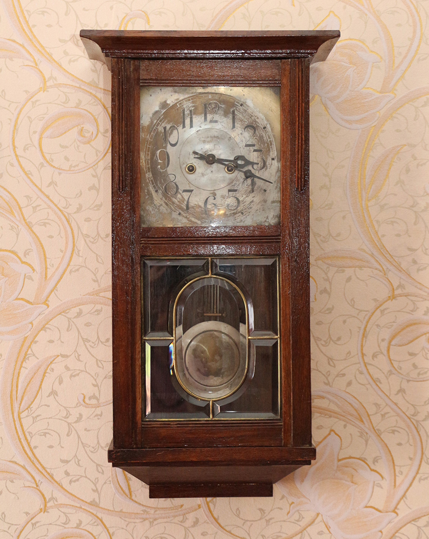 Настенные часы германия. Немецкие настенные часы Gustav Becker.